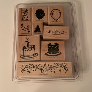 Stampin’Up (2002 Retired) Two-Step Stampin’ Sketch a Party Stamp Set